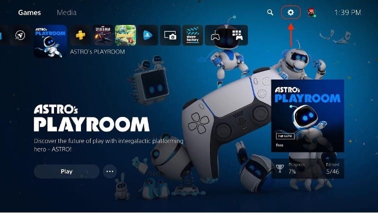 find mac address For Playstation 5 (PS5)